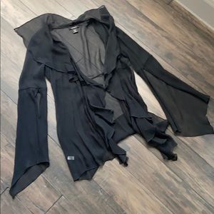 EUC sheer silk blouse/jacket - 5/6
